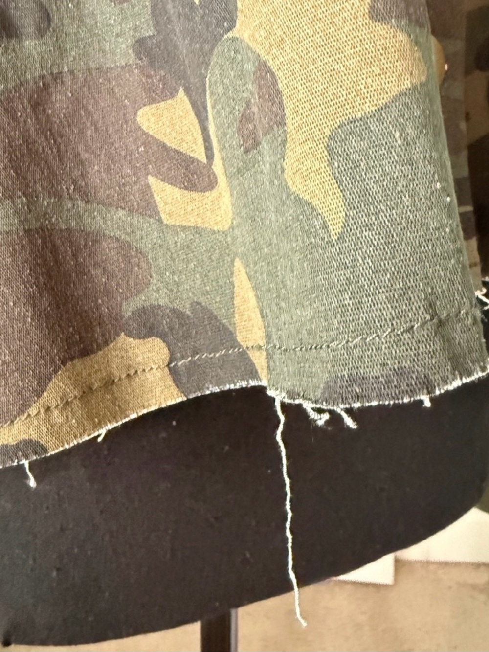Savanna Jane Olive & Brown Camo Utility Jacket with Floral Sleeve - Picture 5 of 7